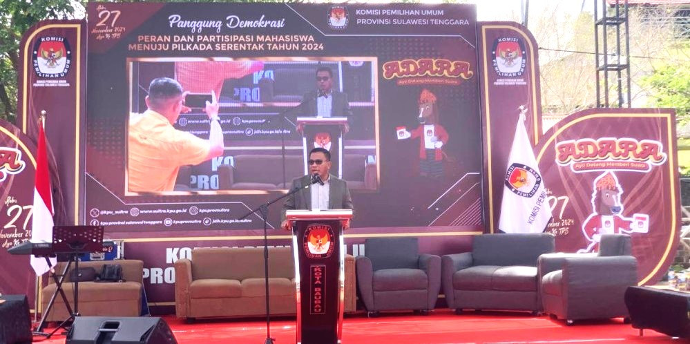 Dorong Partisipasi Pemilih, KPU Sultra Selenggarakan Panggung Demokrasi di Unidayan